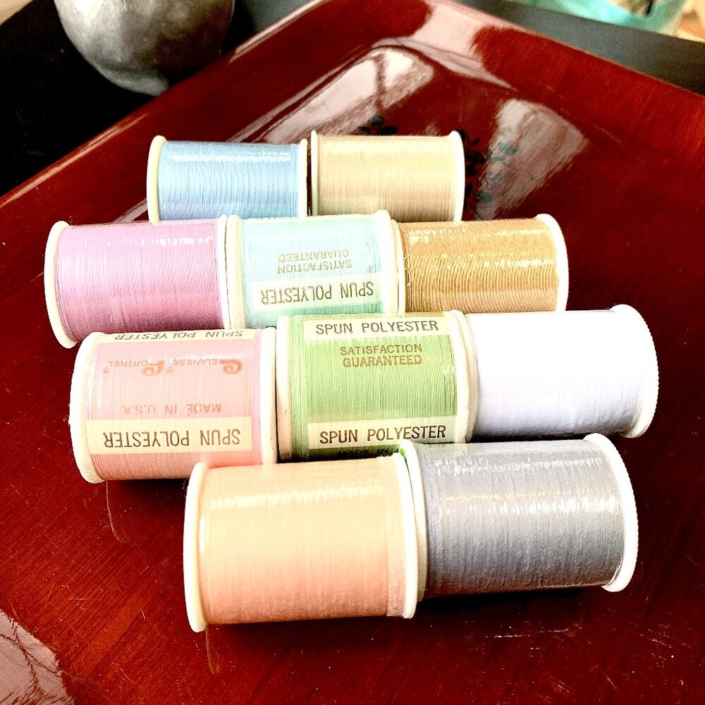 Assorted Pastel Thread 10pc - Picture 6 of 8